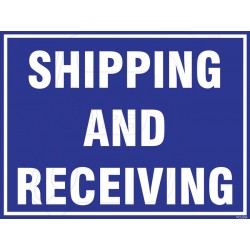 receiving shipping sign