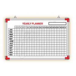 Yearly Planner board 2' X 3'.